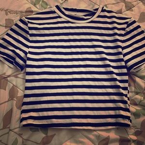 Black and White Vixen by Micheline Pitt Crop Top